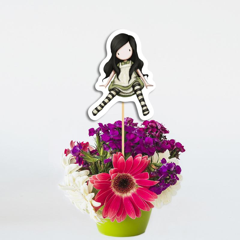 Διακοσμητικό Τοππερ Santoro χάρτινο για τον Μπουφέ/ 20cm