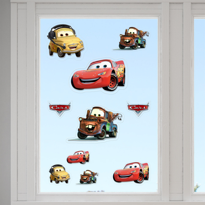 Αυτοκόλλητα τζαμιού McQueen /10 τμχ
