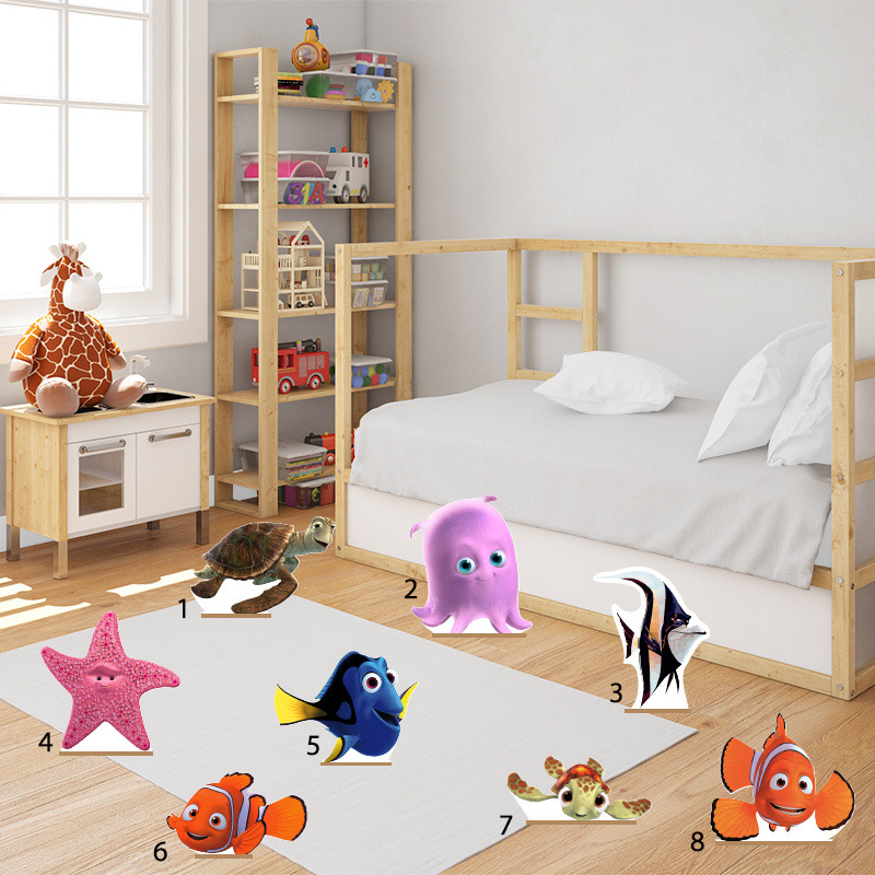 Διακοσμητική φιγούρα Nemo 20cm Ξύλινη με βάση/1 τμχ