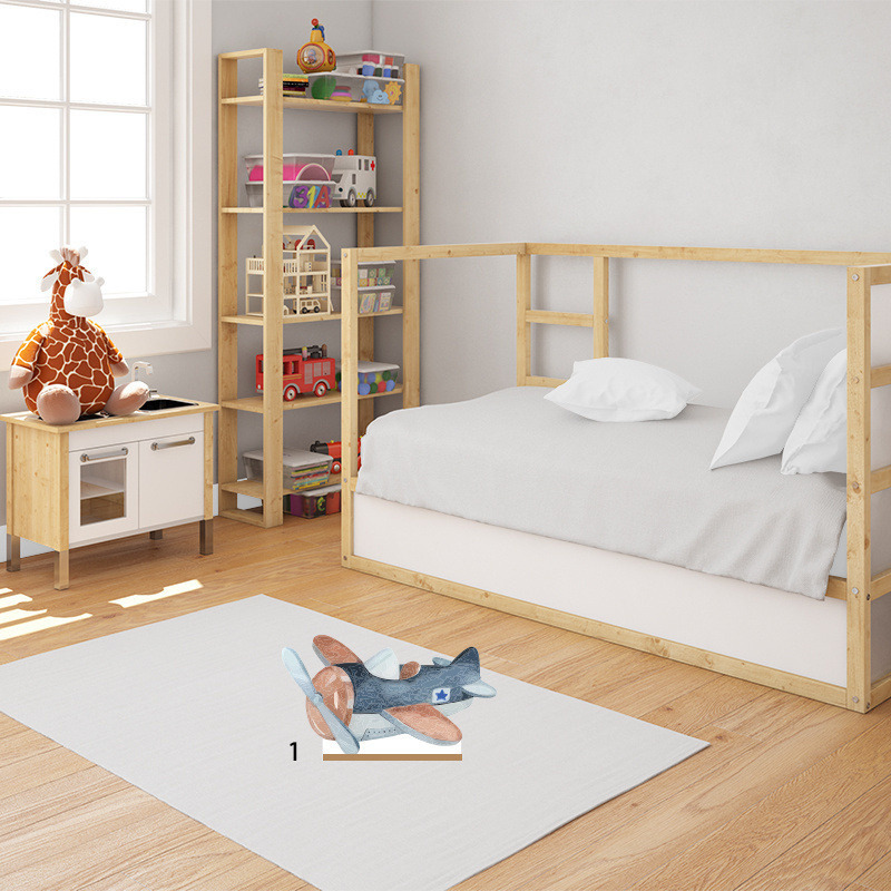 Διακοσμητική φιγούρα Αεροπλάνο Vintage 50cm Ξύλινη με βάση/1 τμχ