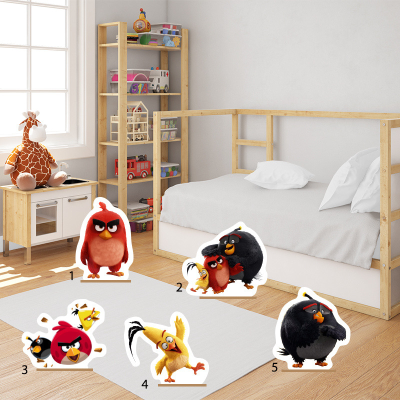 Διακοσμητική φιγούρα Angry Birds 50cm Ξύλινη με βάση/1 τμχ