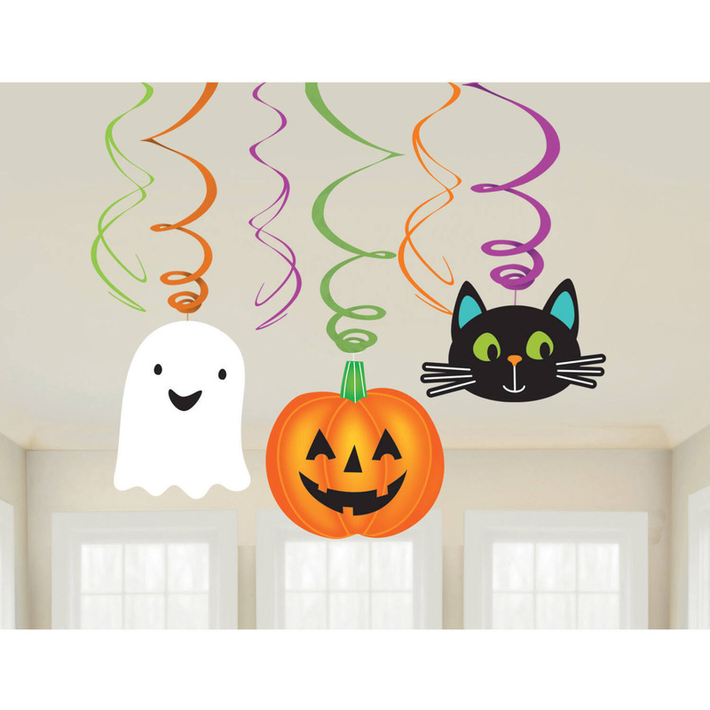 Διακοσμητικά Oροφής Halloween Friends Swirl / 6 τεμ