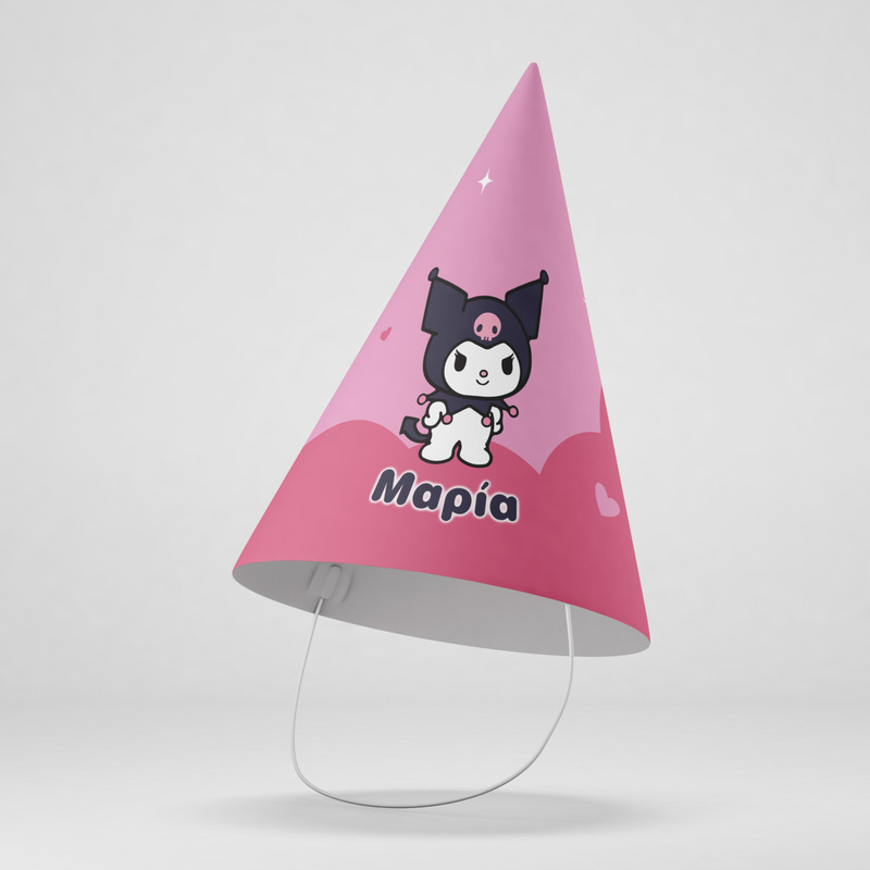 Καπελάκια πάρτυ με όνομα Kuromi / 8τμχ