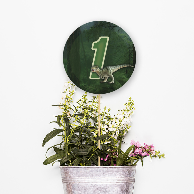 Αρίθμηση τραπεζιού T-Rex κύκλος 13cm