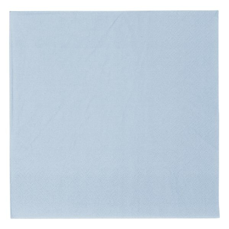 Χαρτοπετσέτες φαγητού 3φύλλες Vert Decor 33x33cm Blue - Σιέλ Παστέλ /20 τεμ