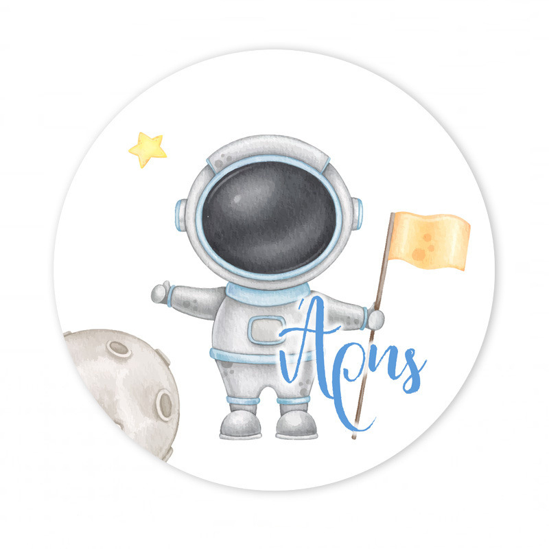 Αυτοκόλλητο με όνομα Αστροναύτης 27cm