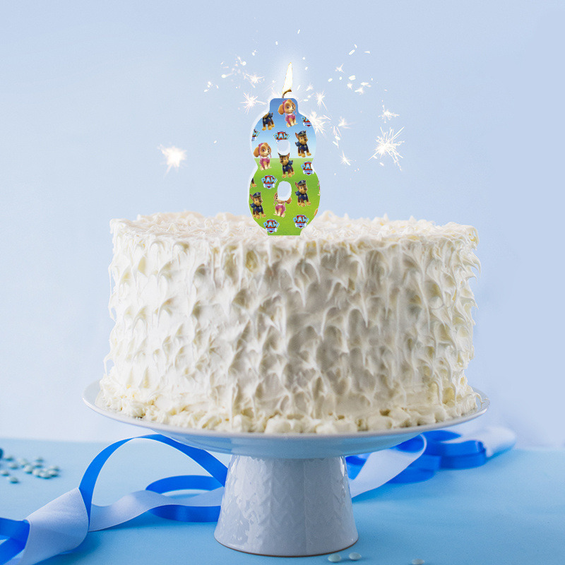 Κερί Νούμερο 8 Paw Patrol