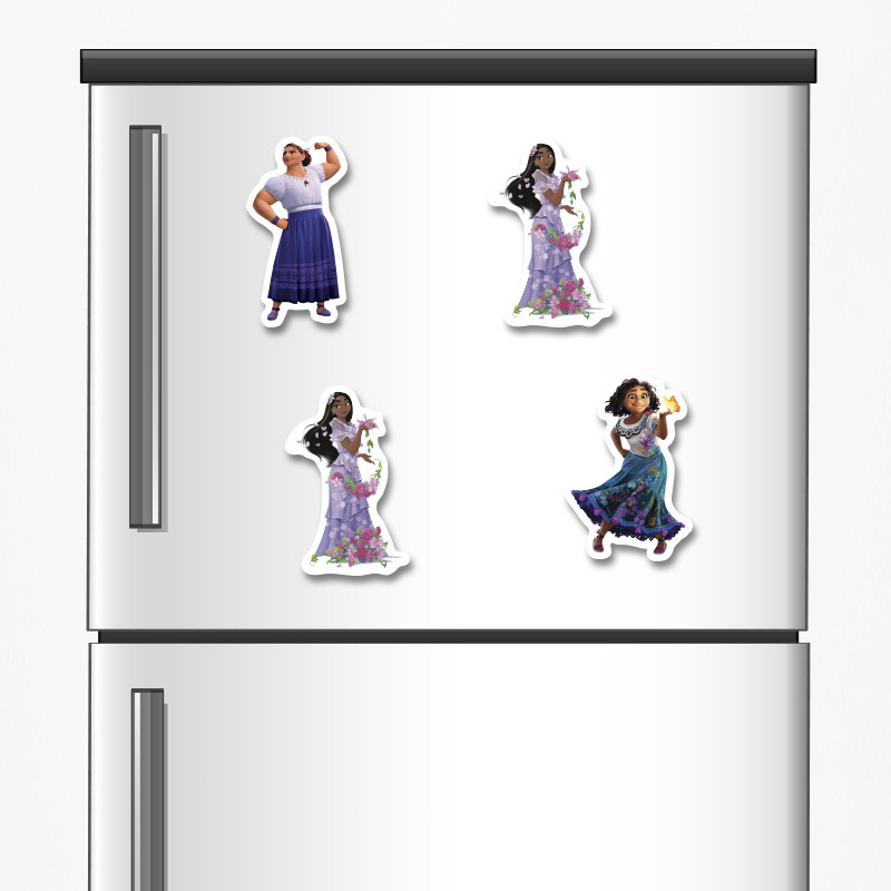 Ξύλινα μαγνητάκια Encanto 5cm/ 4τμχ