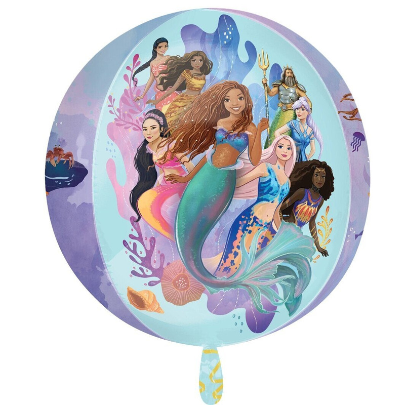 Μπαλόνι Φοιλ Orbz 16 Little Mermaid / 38 x 40 εκ - Γοργόνα