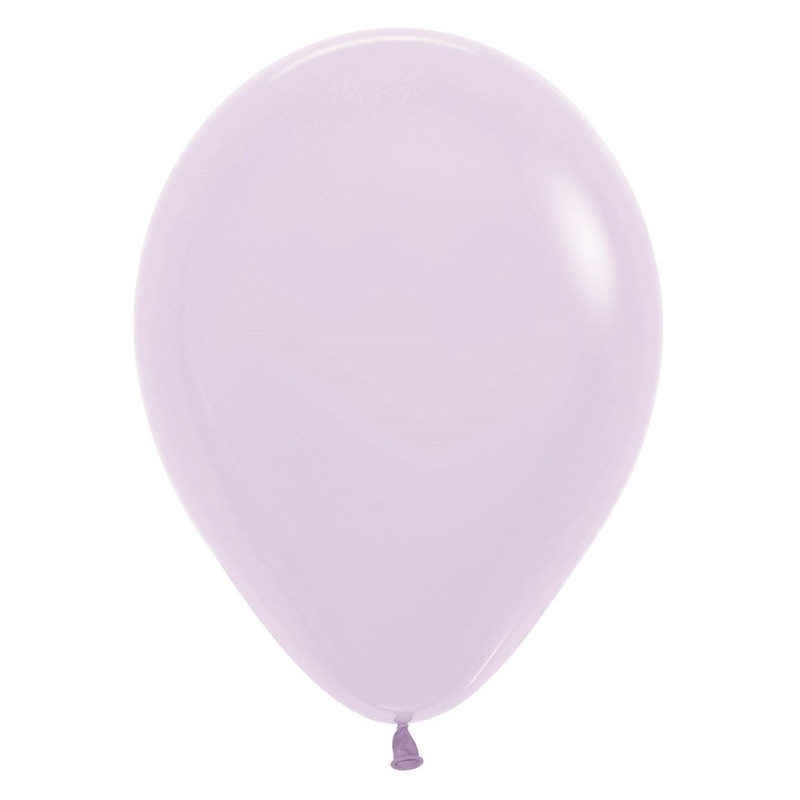 Μπαλόνια Λάτεξ 12  Λιλά Παστέλ / 50 τεμ - Pastel Matte Lilac