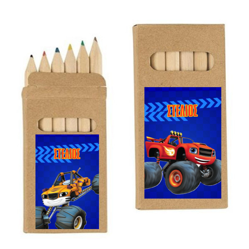 Ξυλομπογιές Blaze με όνομα