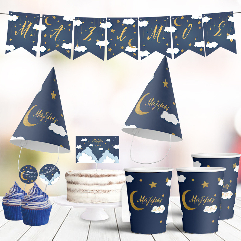 Σετ πάρτυ με όνομα Little Star / 8 ατόμων