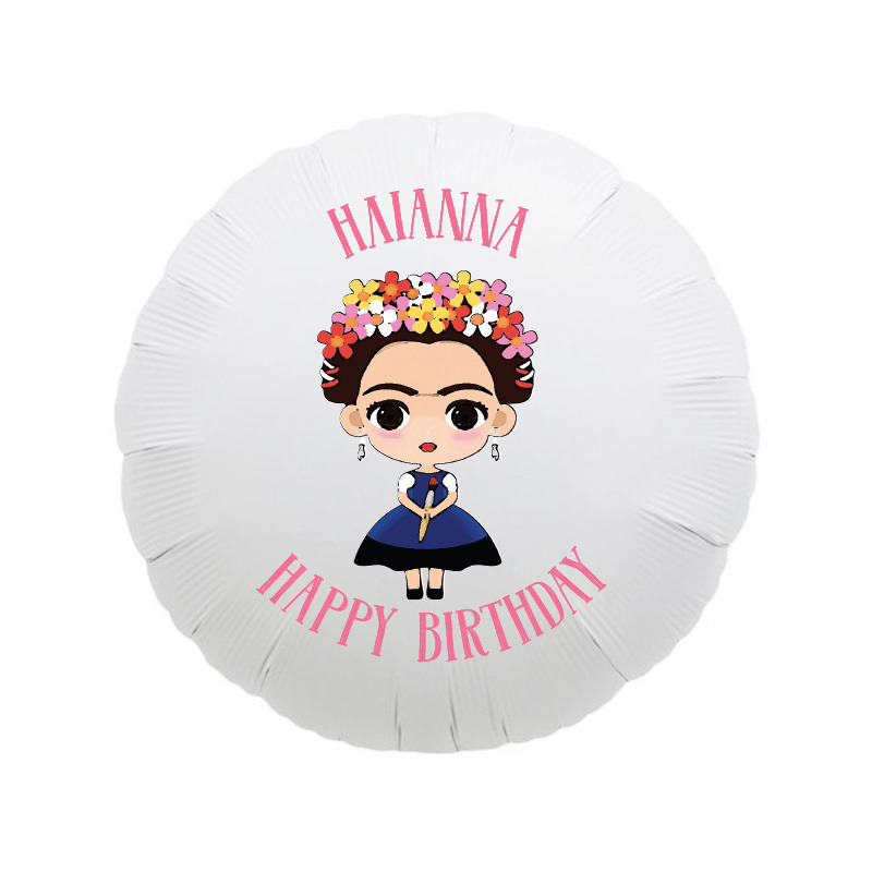 Μπαλόνι Φόιλ Frida Kahlo με όνομα / 43cm
