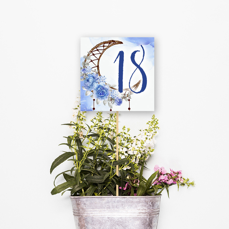 Αρίθμηση τραπεζιού Ονειροπαγίδα Αγόρι τετράγωνο