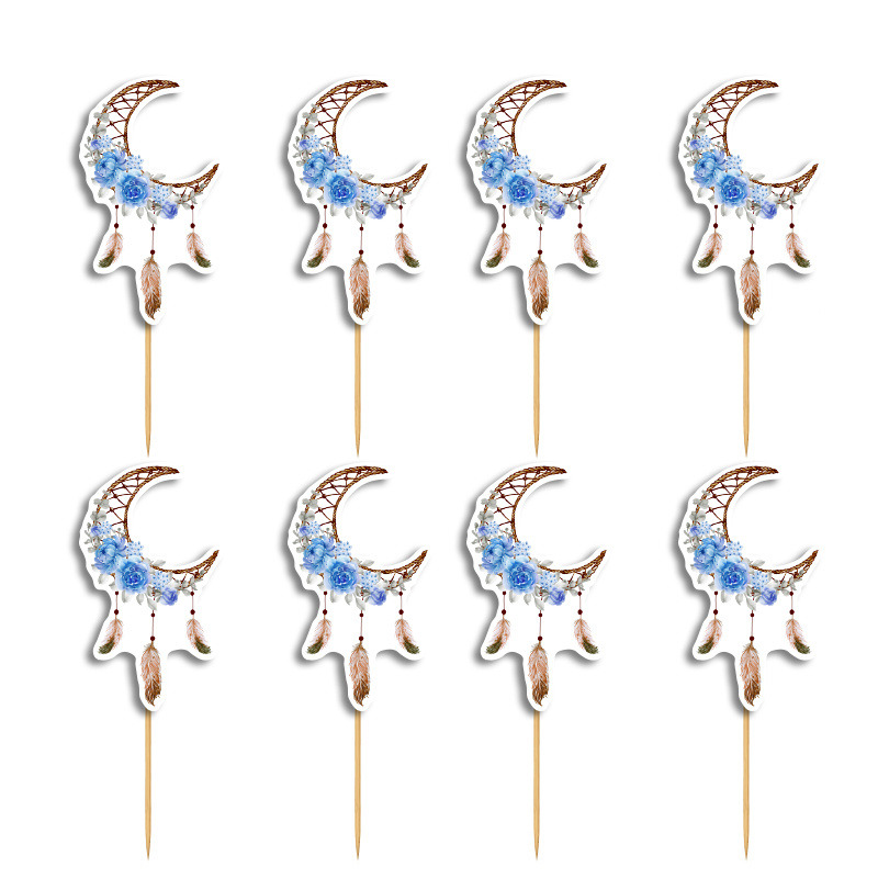 Cupcake toppers Ονειροπαγίδα Αγόρι 10cm / 8τμχ