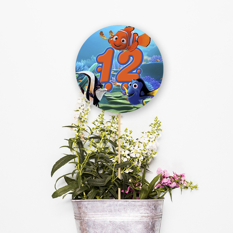 Αρίθμηση τραπεζιού Nemo κύκλος 13cm