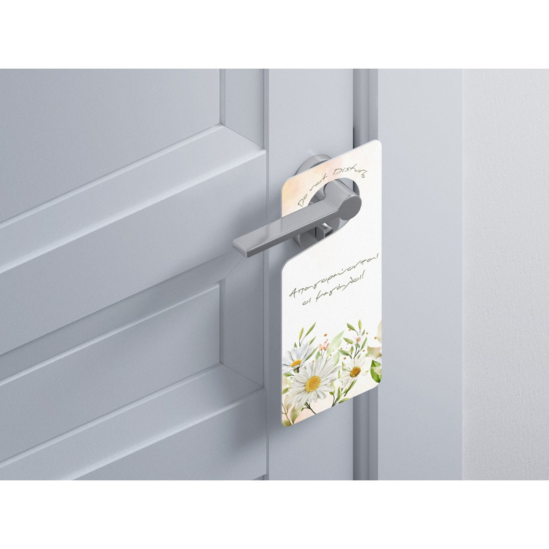 Ξύλινο Διακοσμητικό Μαργαρίτα “Do not disturb”