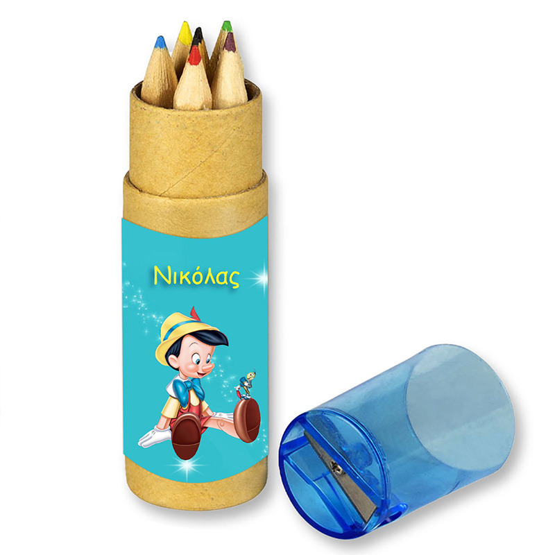 Πινόκιο Ξυλομπογιές με όνομα