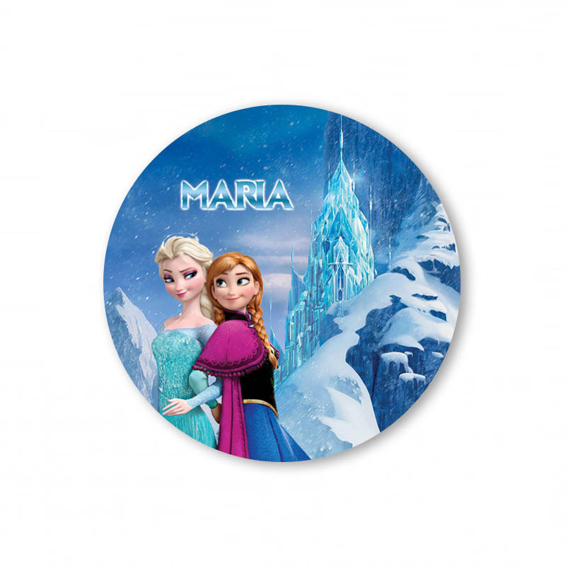 Αυτοκόλλητα με όνομα Frozen / 2τμχ
