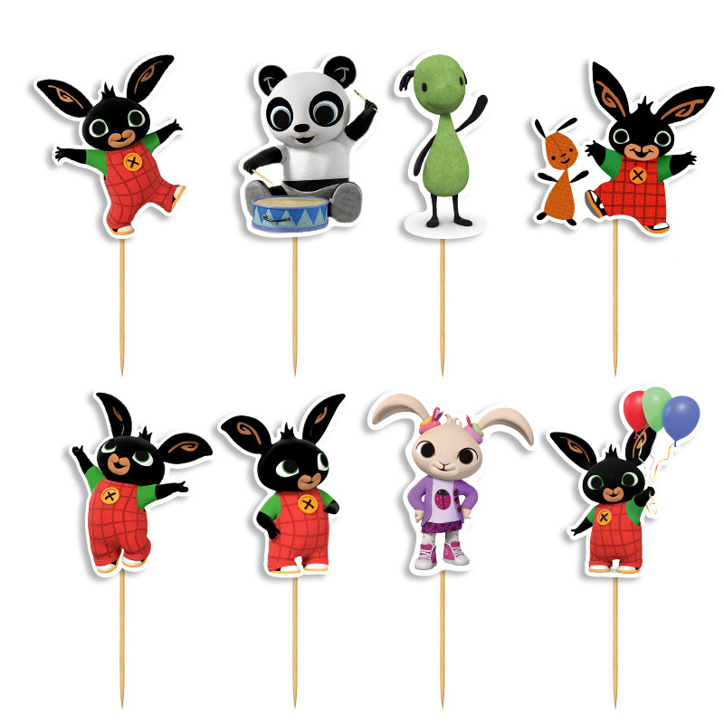 Cupcake toppers Bing 10cm / 8τμχ