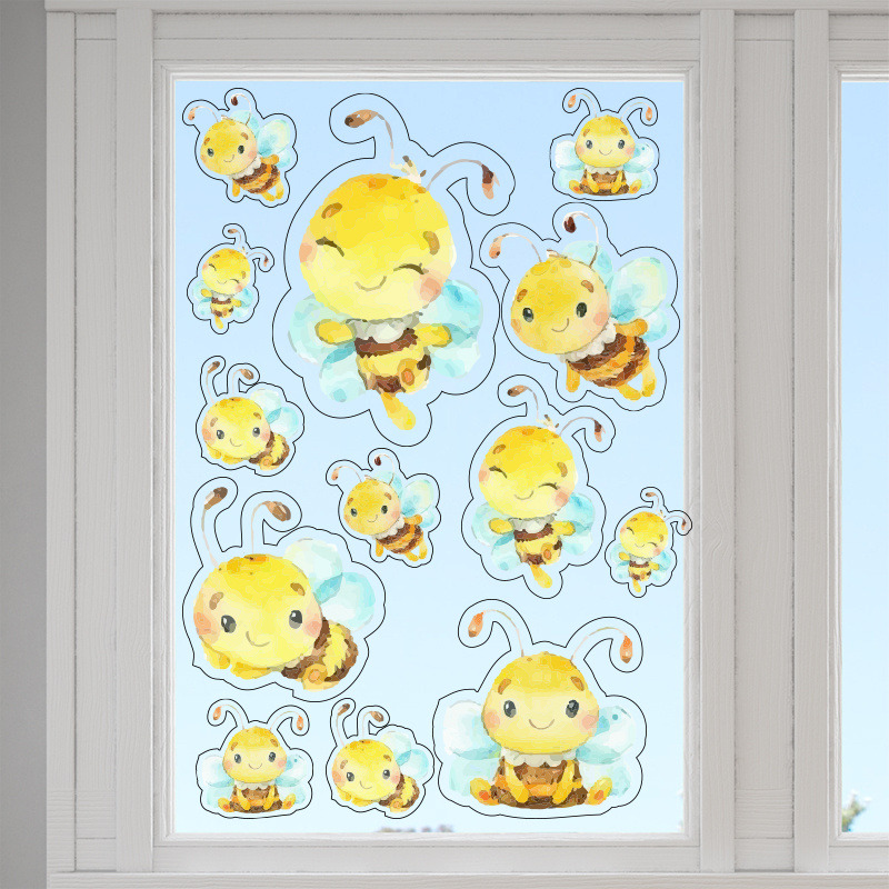 Αυτοκόλλητα τζαμιού Μέλισσα /10 τμχ