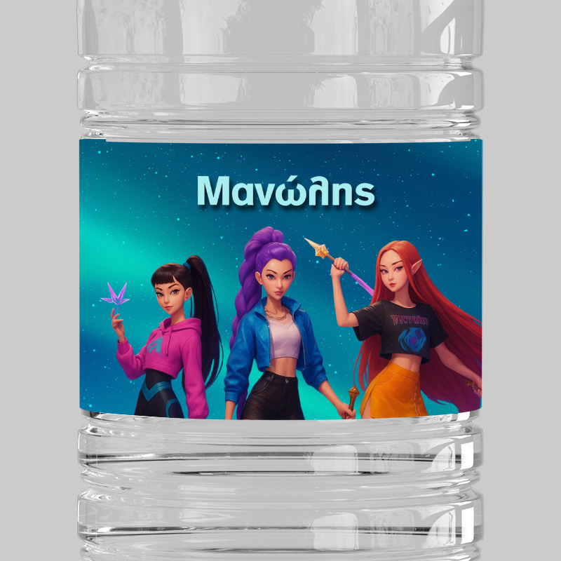 Ετικέτες νερού με όνομα K-Pop Demon Hunters / 8 τμχ