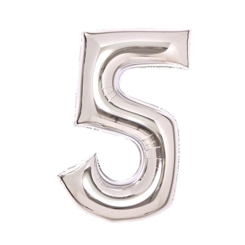 Φοιλ Σχήμα Ασημί  26 Νούμερο 5 / 66εκ ύψος