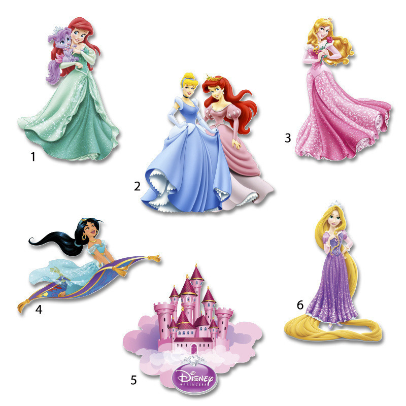 Διακοσμητική φιγούρα Disney Princess 10cm Ξύλινη/1τμχ