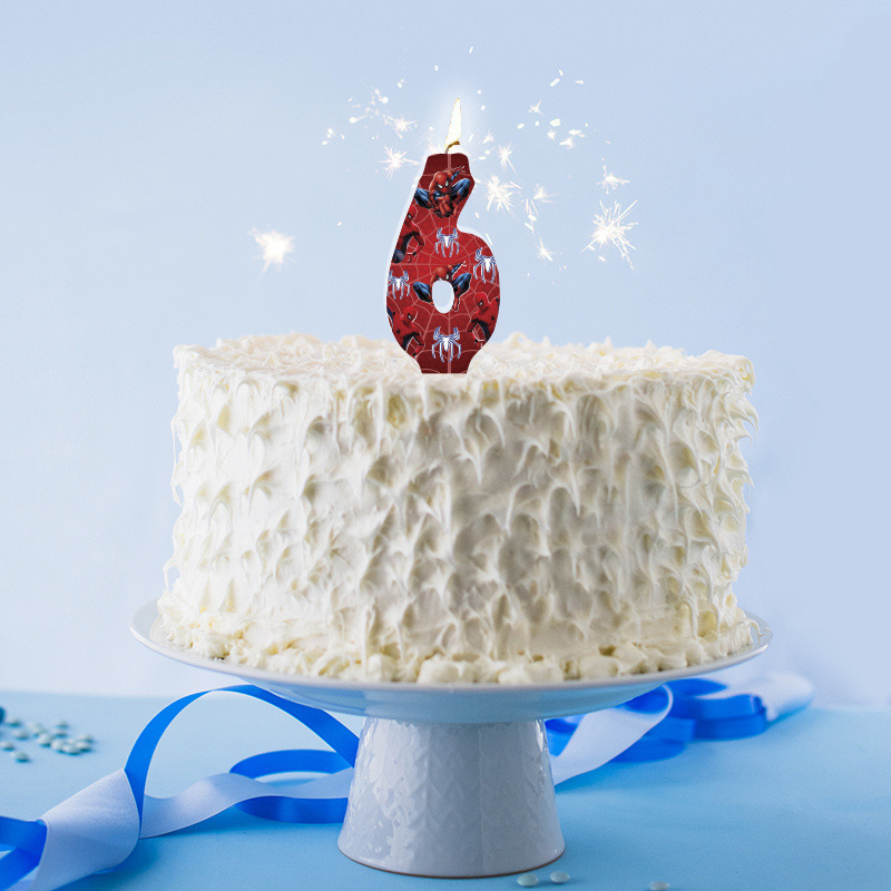 Κερί Νούμερο 6 Spiderman