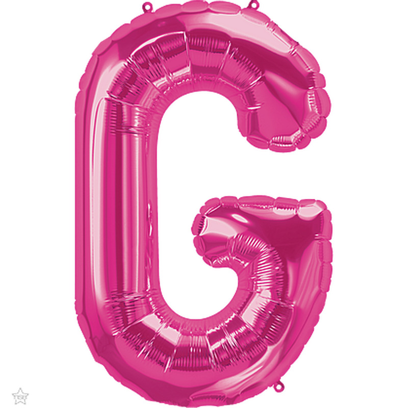 Μπαλόνι Φοιλ Μίνι Γράμμα G Φούξια 41εκ