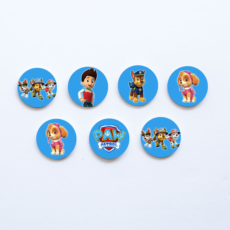 Ξύλινες Κονκάρδες Paw Patrol / 8τμχ