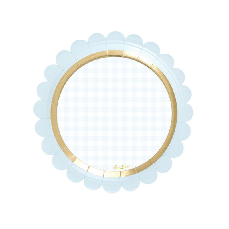 Πιάτα Γλυκού  Baby Chic Σιέλ / 8 τεμ