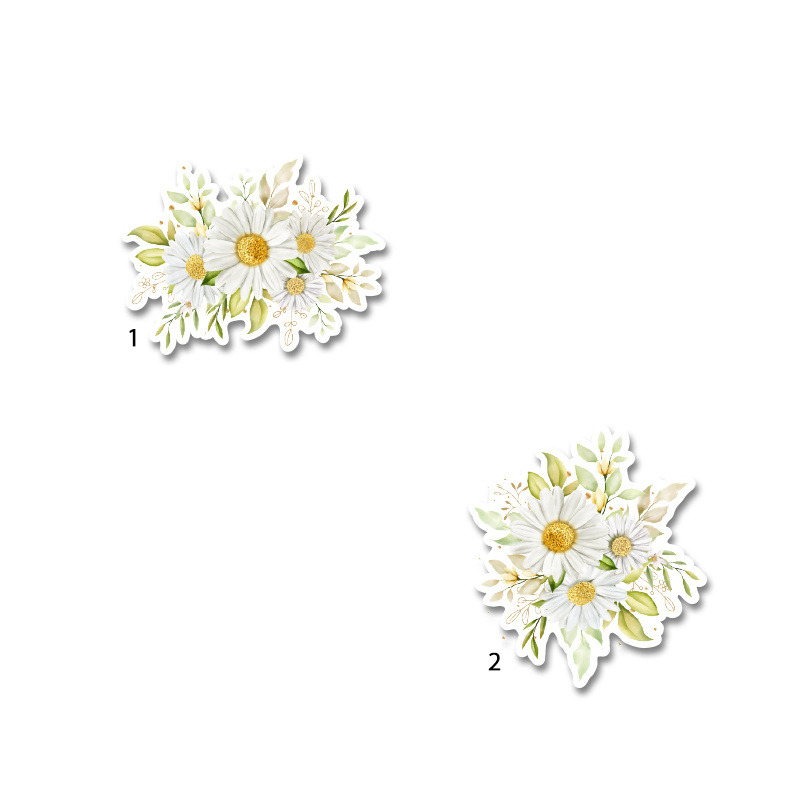 Διακοσμητική φιγούρα Μαργαρίτα 5cm Ξύλινη/1τμχ