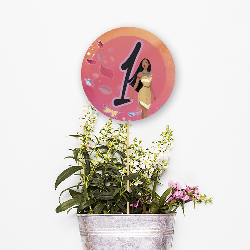 Αρίθμηση τραπεζιού Pocahontas κύκλος 13cm