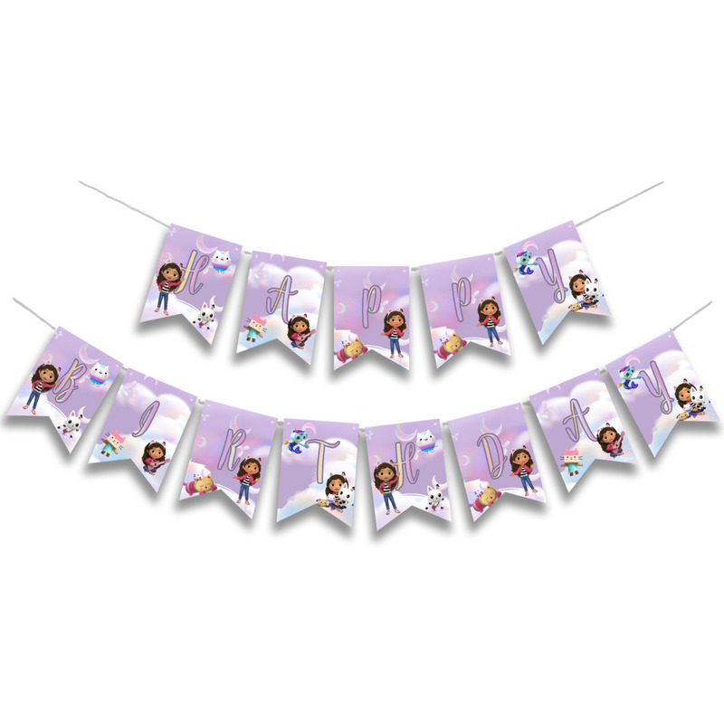 Γιρλάντα Γράμματα Gabby's Dollhouse Happy Birthday