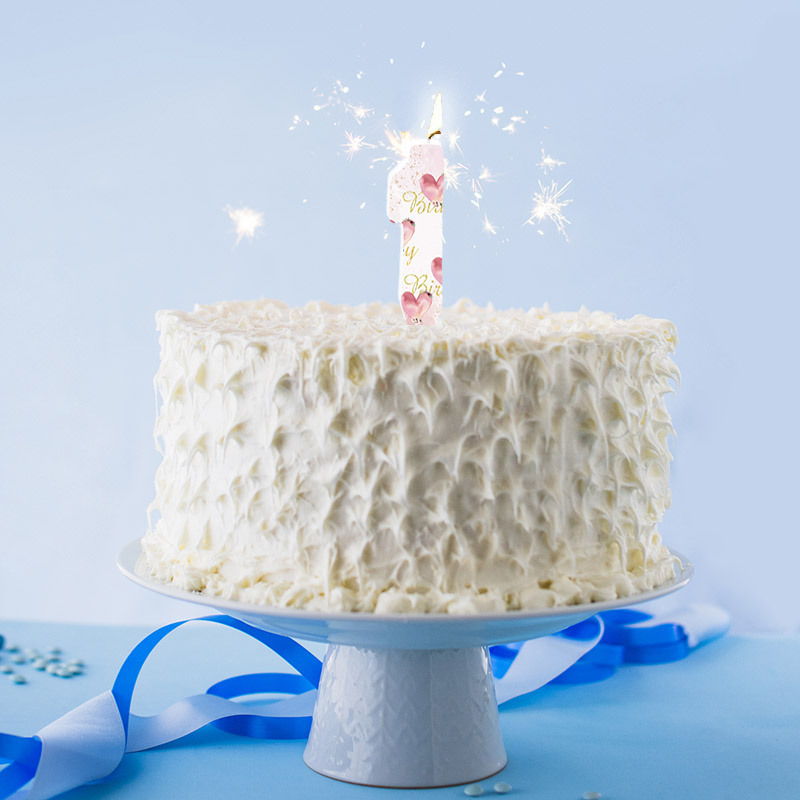 Κερί Νούμερο 1 1st Birthday Girl