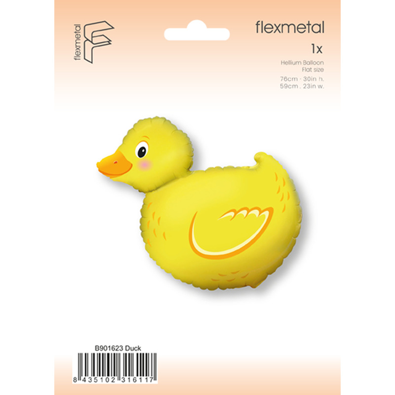 Μπαλόνι Φοιλ Σχήμα Παπάκι  30″/76cm.h x 23″/59cm.w - Συσκευασμένο