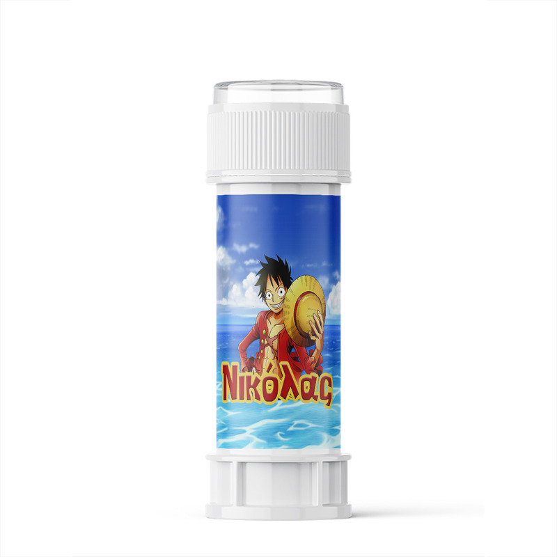 Σαπουνόφουσκες με όνομα One Piece