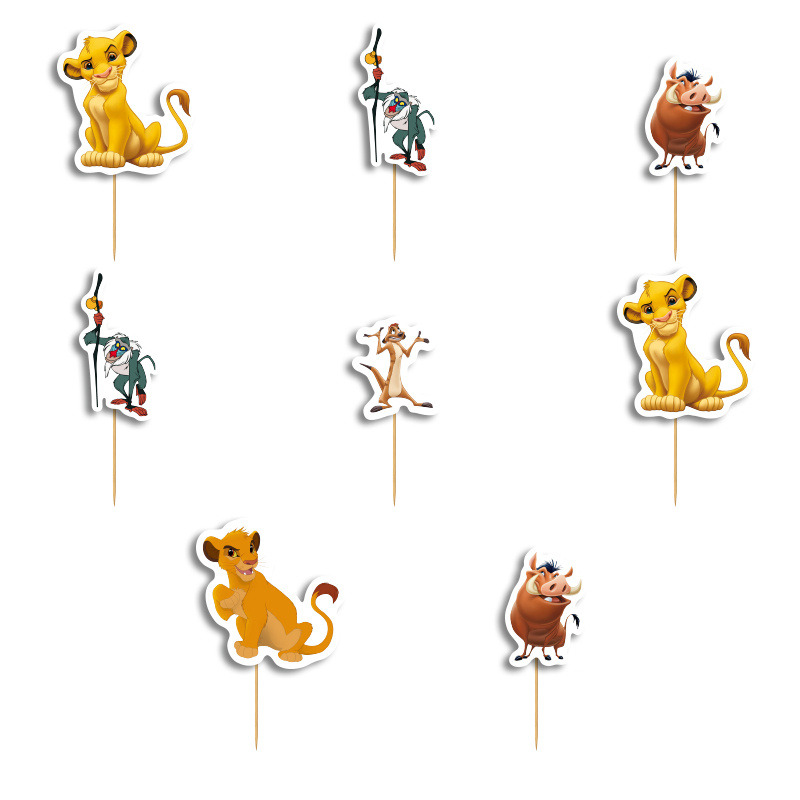 Οδοντογλυφίδες Lion King 5cm / 12τμχ