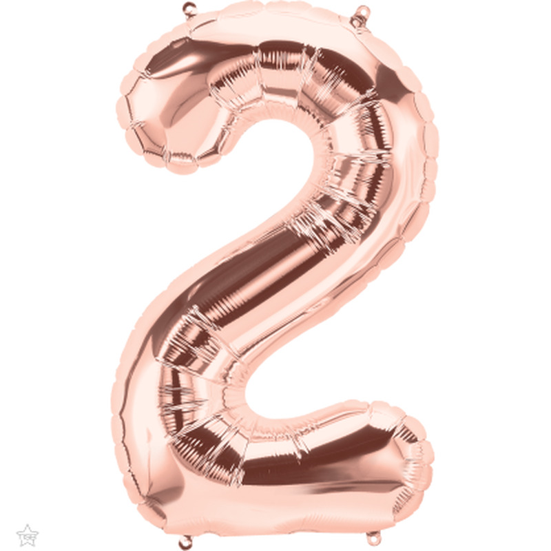 Φοιλ Σχήμα Νούμερο 2 / 86εκ ύψος - Ροζ Χρυσό