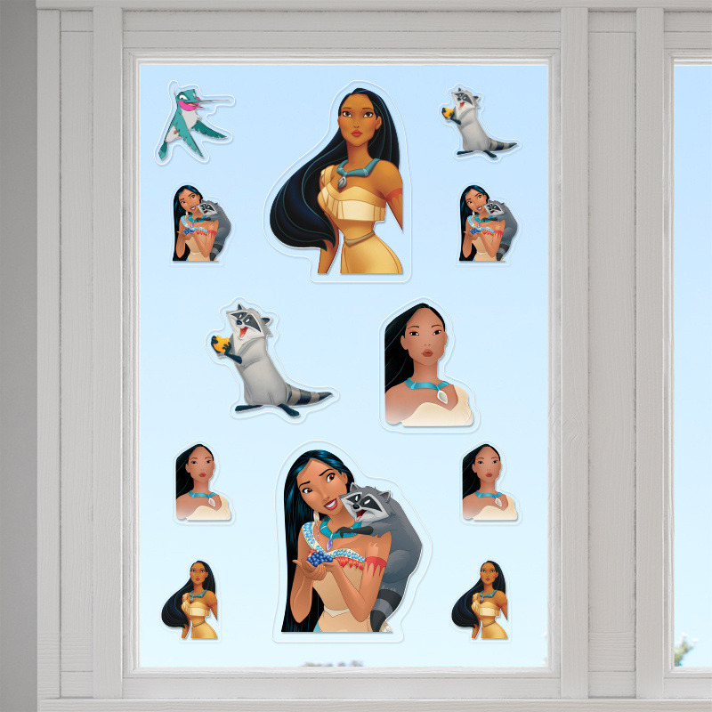 Αυτοκόλλητα τζαμιού Pocachontas /10 τμχ