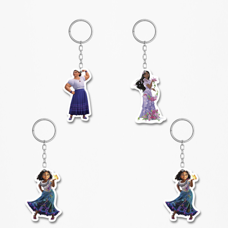 Ξύλινα Μπρελόκ Encanto 5cm/ 4τμχ