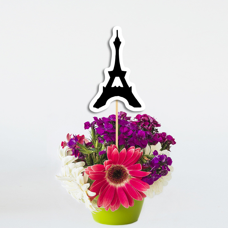 Διακοσμητικό Τοππερ Paris χάρτινο για τον Μπουφέ/ 20cm