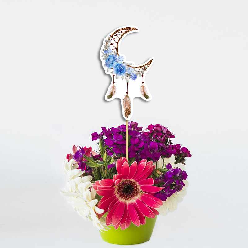 Διακοσμητικό Τοππερ Ονειροπαγίδα Αγόρι χάρτινο για το τραπέζι/ 20cm