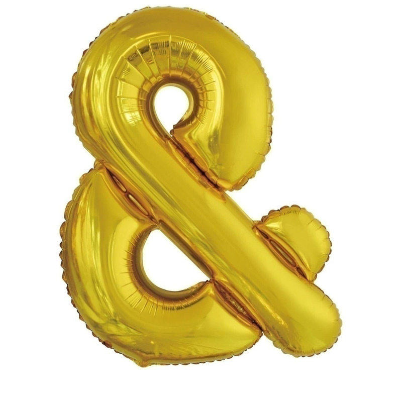 Μπαλόνι Φοιλ Σχήμα Σύμβολο & Χρυσό