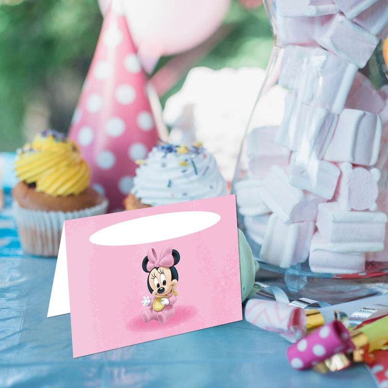 Καρτελάκι Μπουφέ Baby Minnie/ 6τμχ