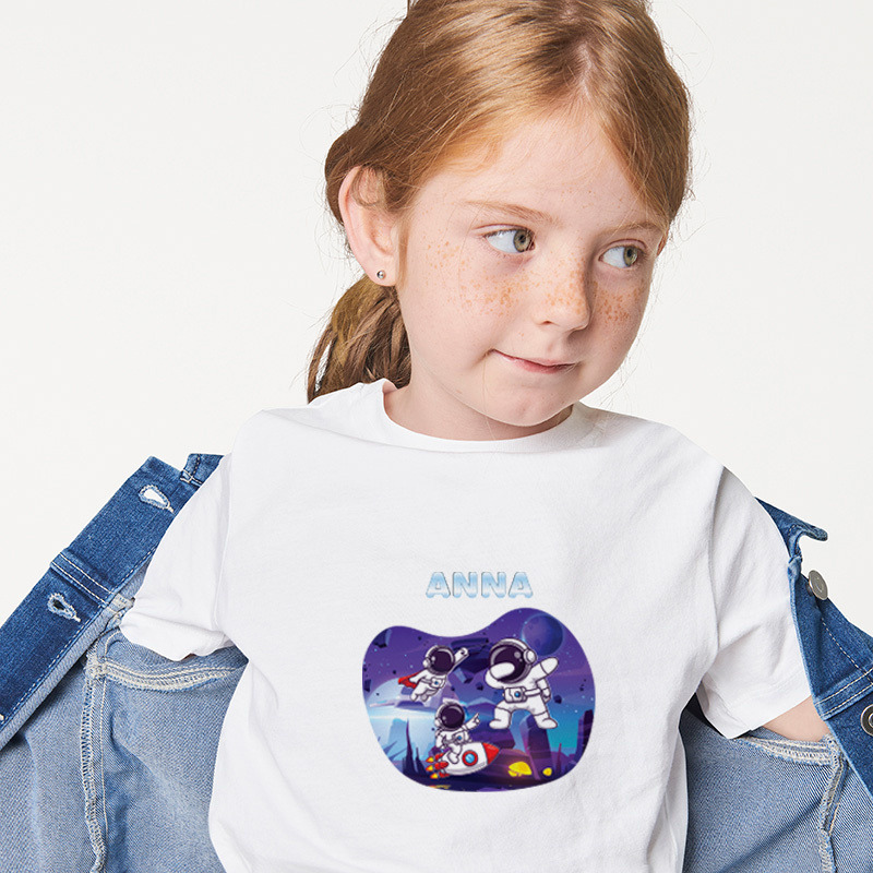 Παιδικό T-shirt Διάστημα για κορίτσι με όνομα