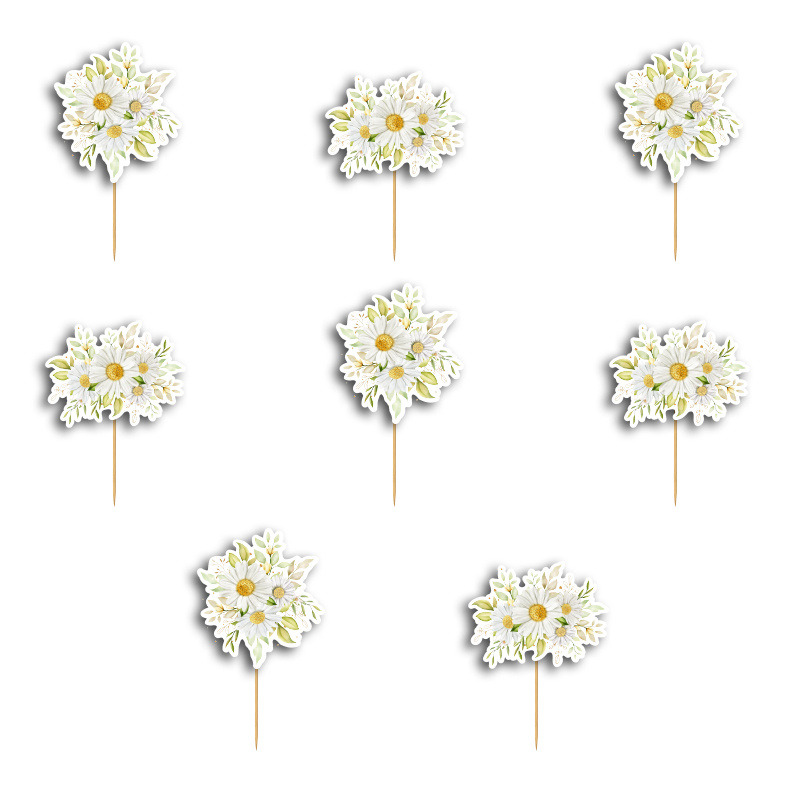 Οδοντογλυφίδες Μαργαρίτα 5cm / 12τμχ