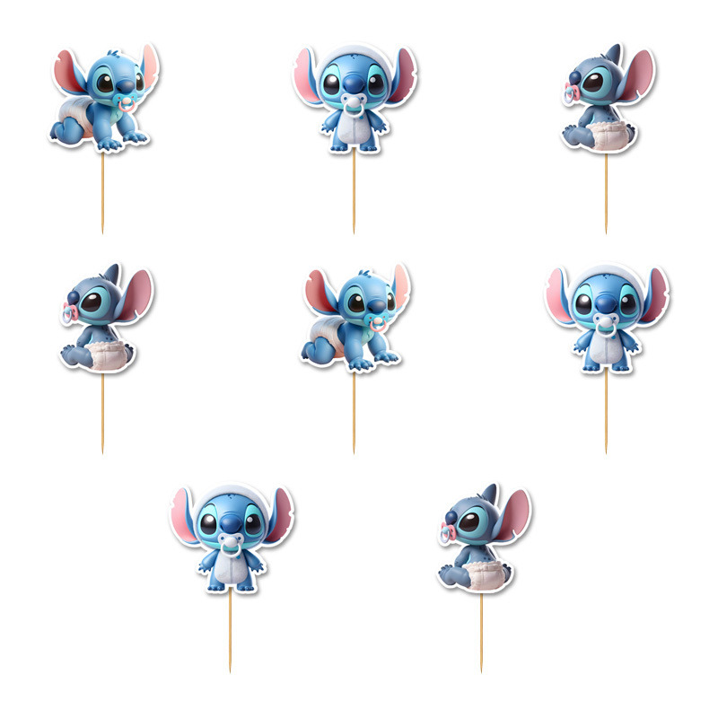 Οδοντογλυφίδες Baby Stitch 5cm / 12τμχ