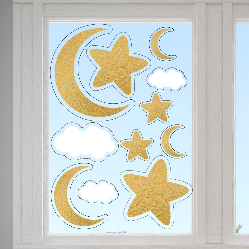 Αυτοκόλλητα τζαμιού Little Star /10 τμχ